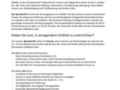 Freiwillige gesucht: Deutsch unterrichten